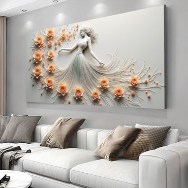 Where Her Body Becomes Rhythm Wall Art