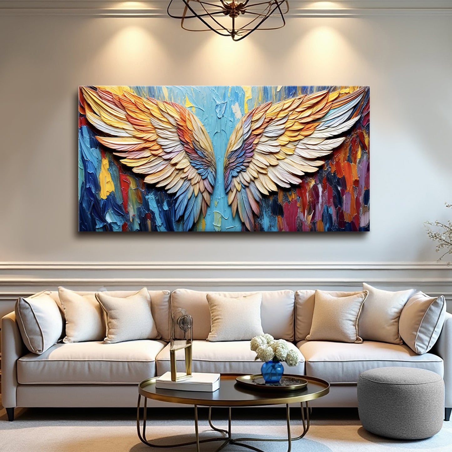 Uplifted Wings Composition Wall Art