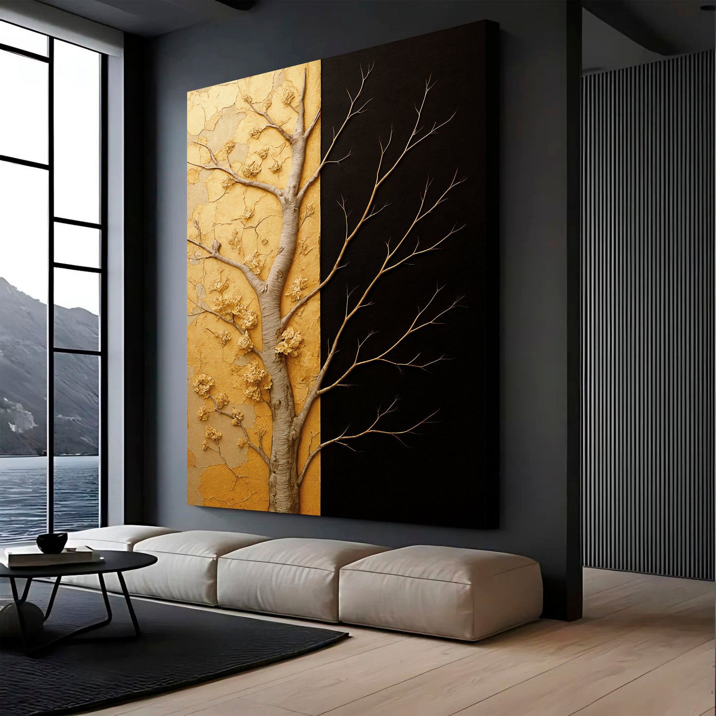 Celestial Gold Eclipse Wall Art