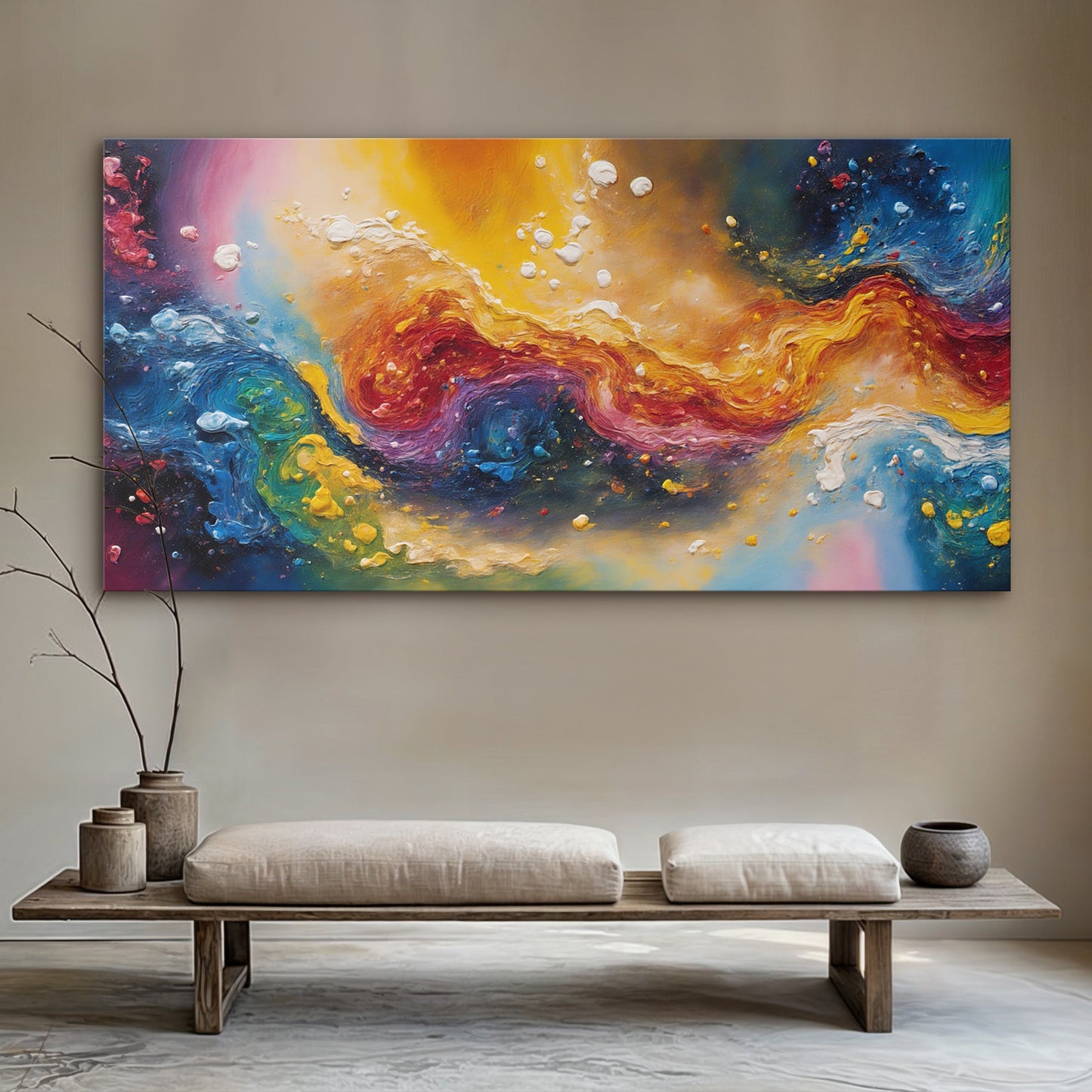 Chromatic Fusion Nova Wall Art