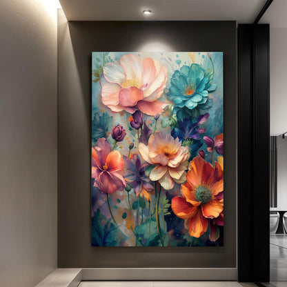 Spring Blossom Abstraction Wall Art