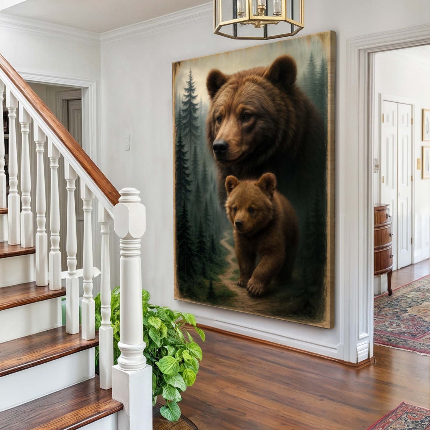 Kin of the Wild — Bear & Cub Art