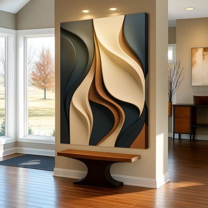 Abstract Linework Study Wall Art