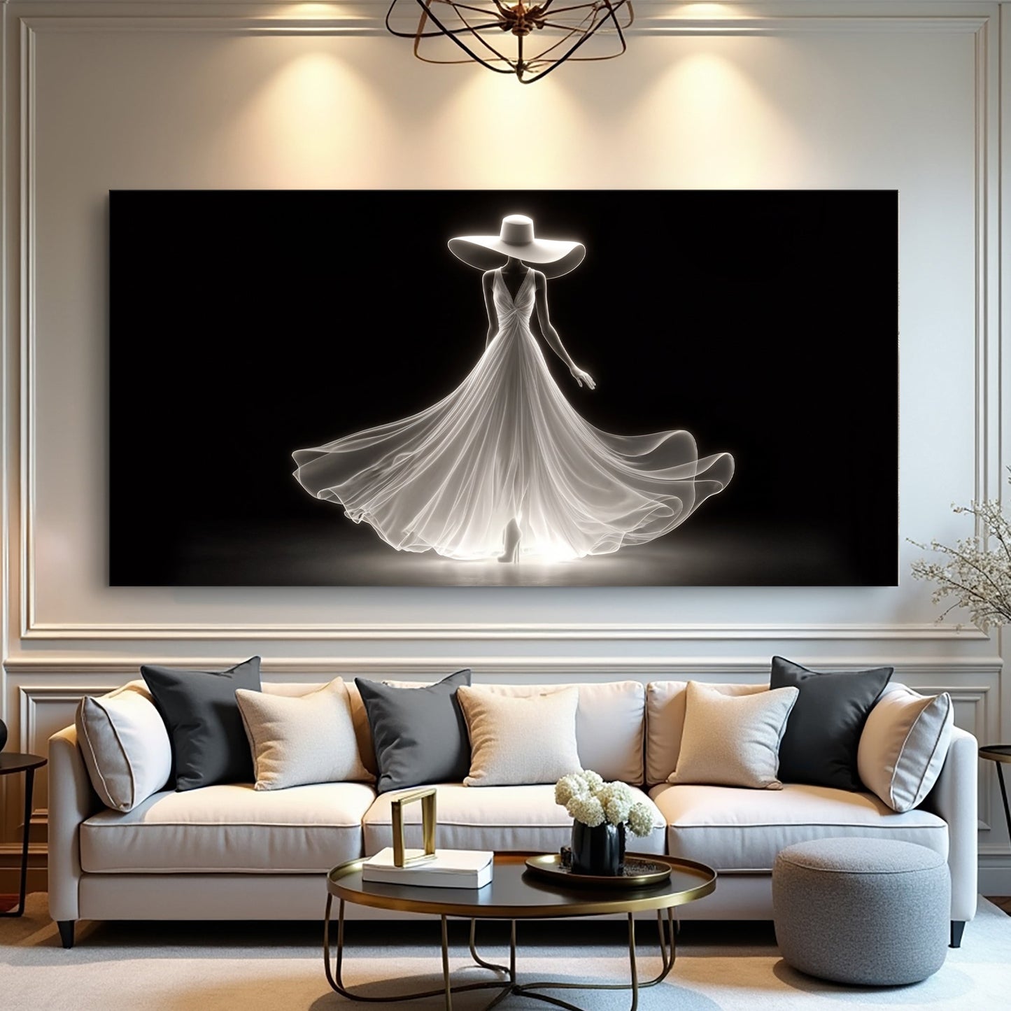 Glamour in Modern Form Wall Art