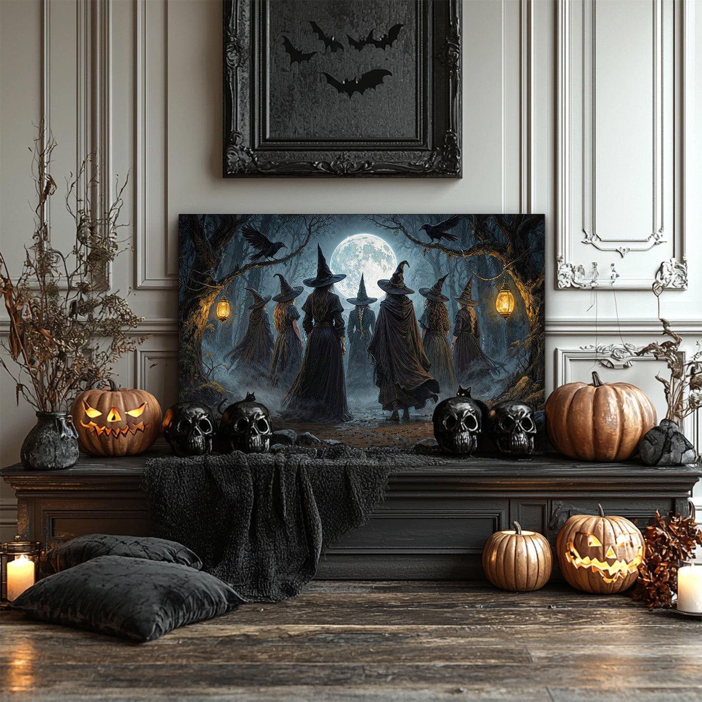 Coven Gathering — Halloween Wall Art