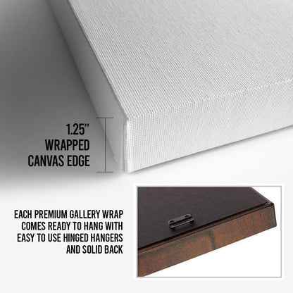 Penguin Peekaboo Painting Canvas Wall Art