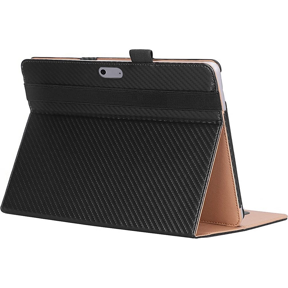 Venture Series Carbon Fiber Pattern Folio Case - Microsoft Surface Go 4 and Go 3