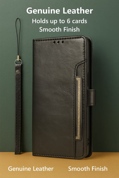 iPhone 17 Case - Leather Folio Wallet | Indy Series