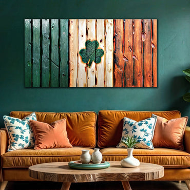Irish Heritage Flag Composition Wall Art