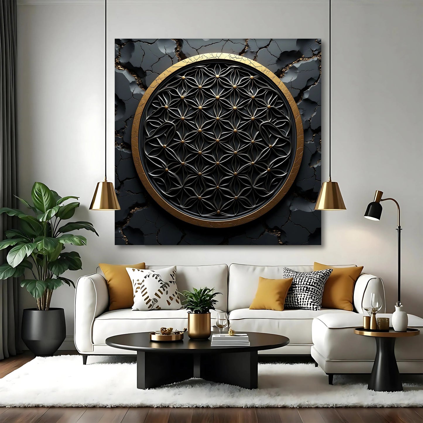 The Flower of Life Form III Wall Art