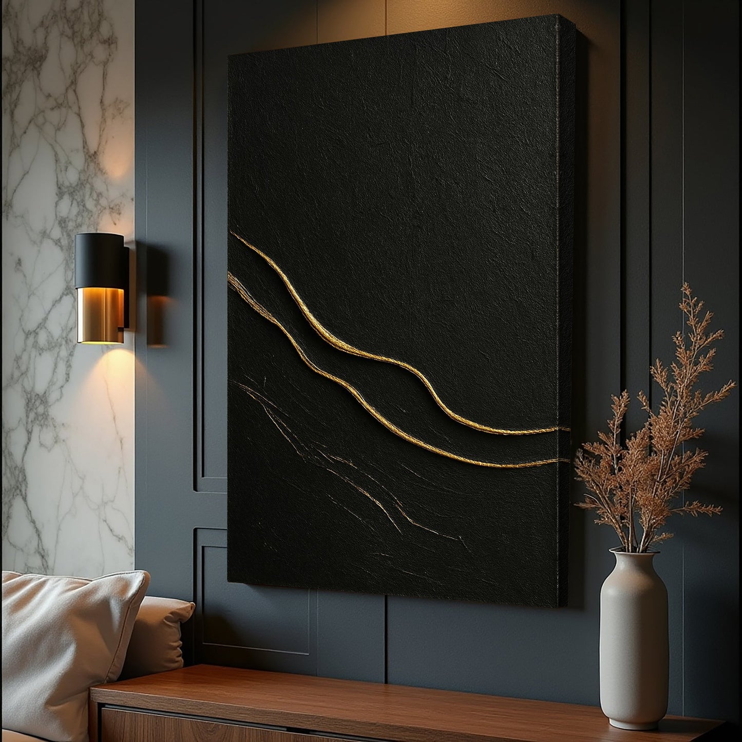 Modern Sculpted Calm Form VIII Wall Art