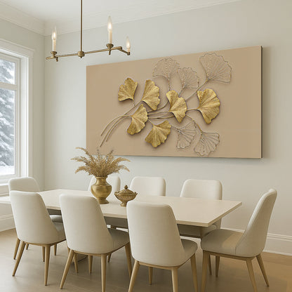 Metallic Botanical Essence Wall Art