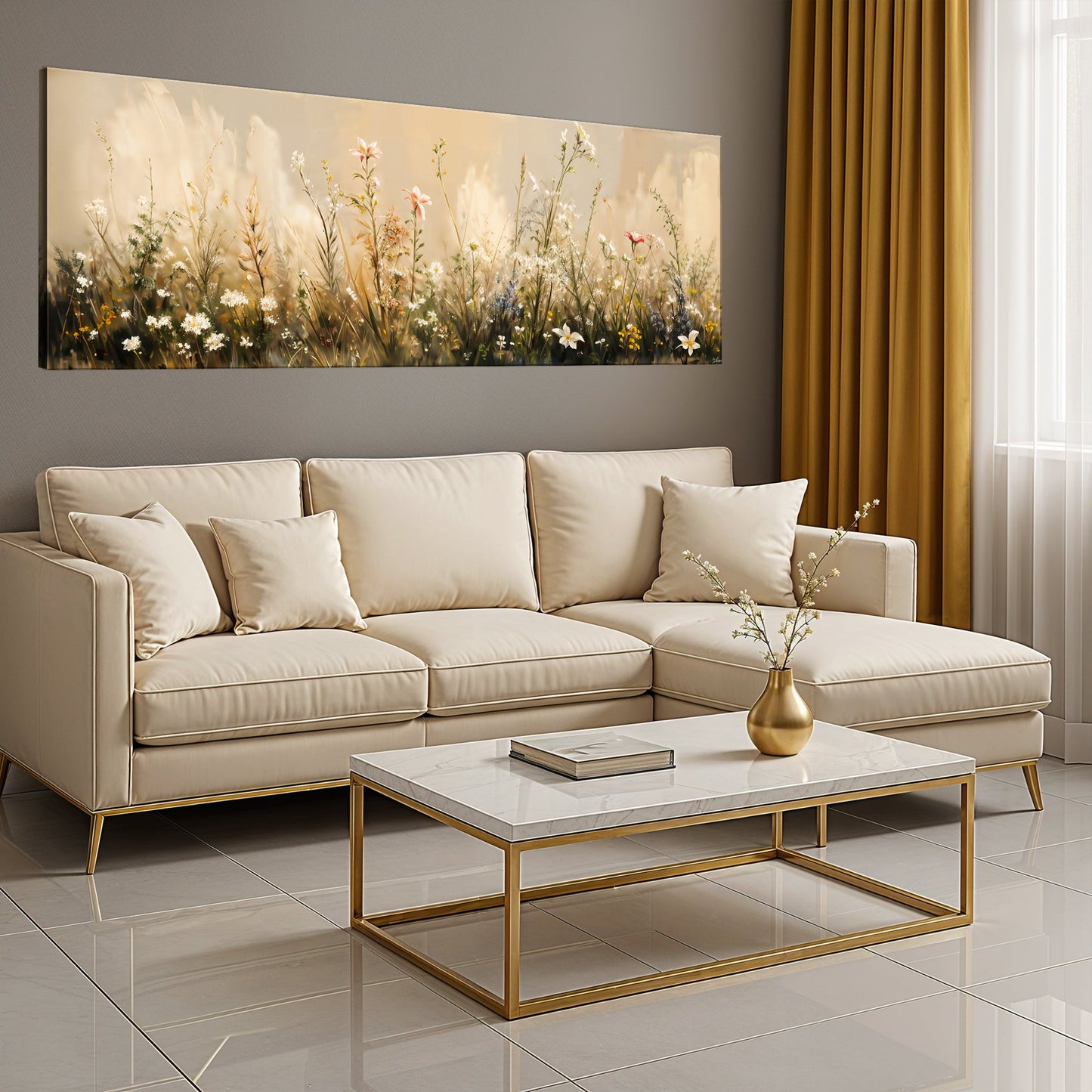 Blooming Meadow Study Wall Art
