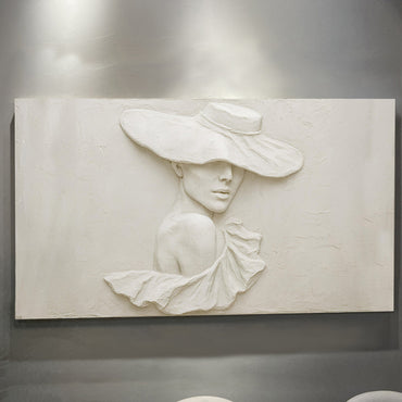 Sculptural Female Silhouette Wall Art