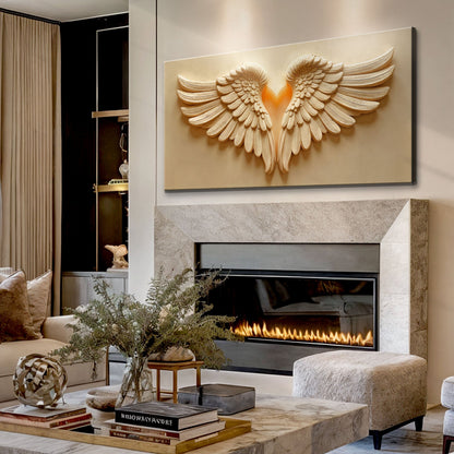 Sanctified Winged Reverence Wall Art