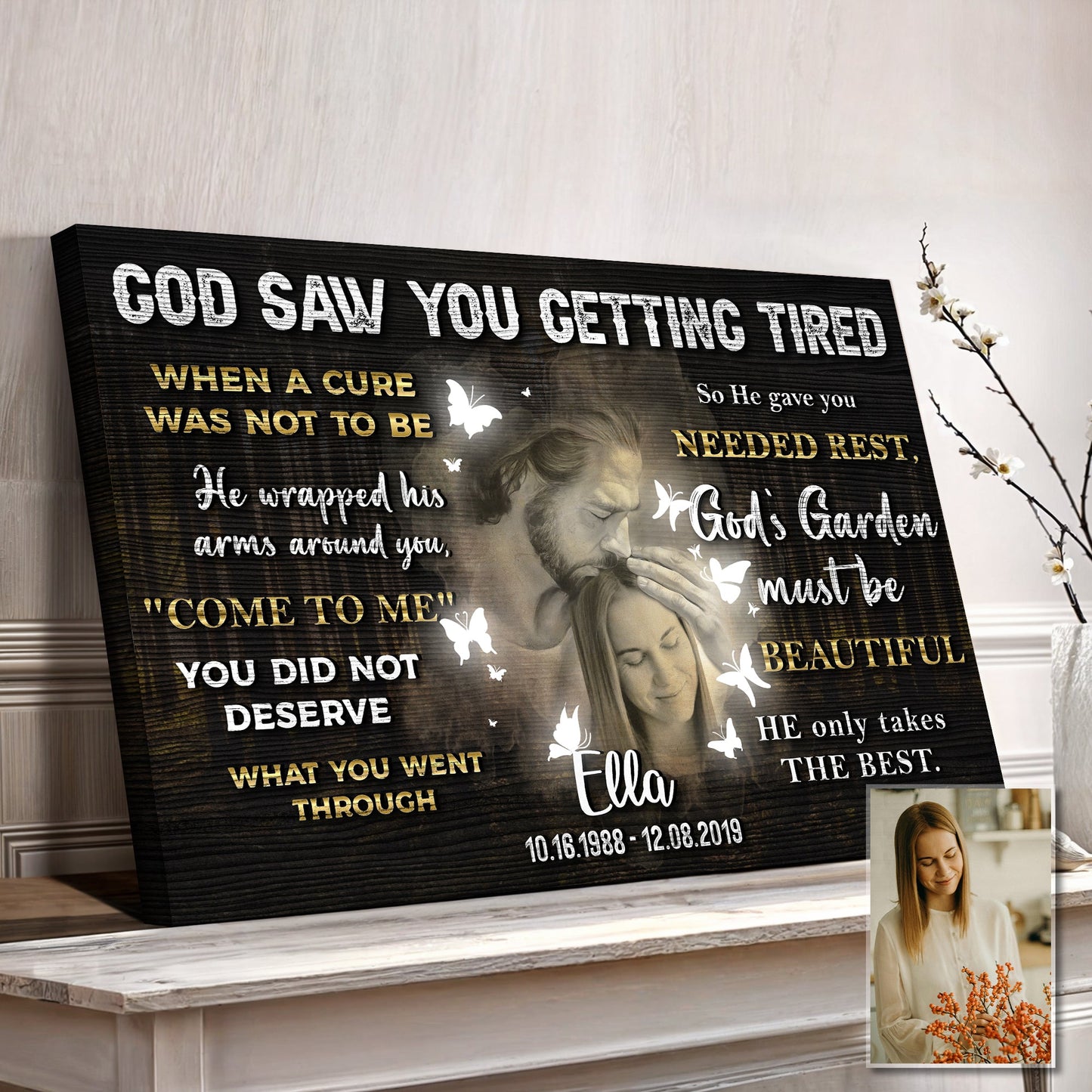 He Saw Your Weariness – Memorial Panel IV Wall Art