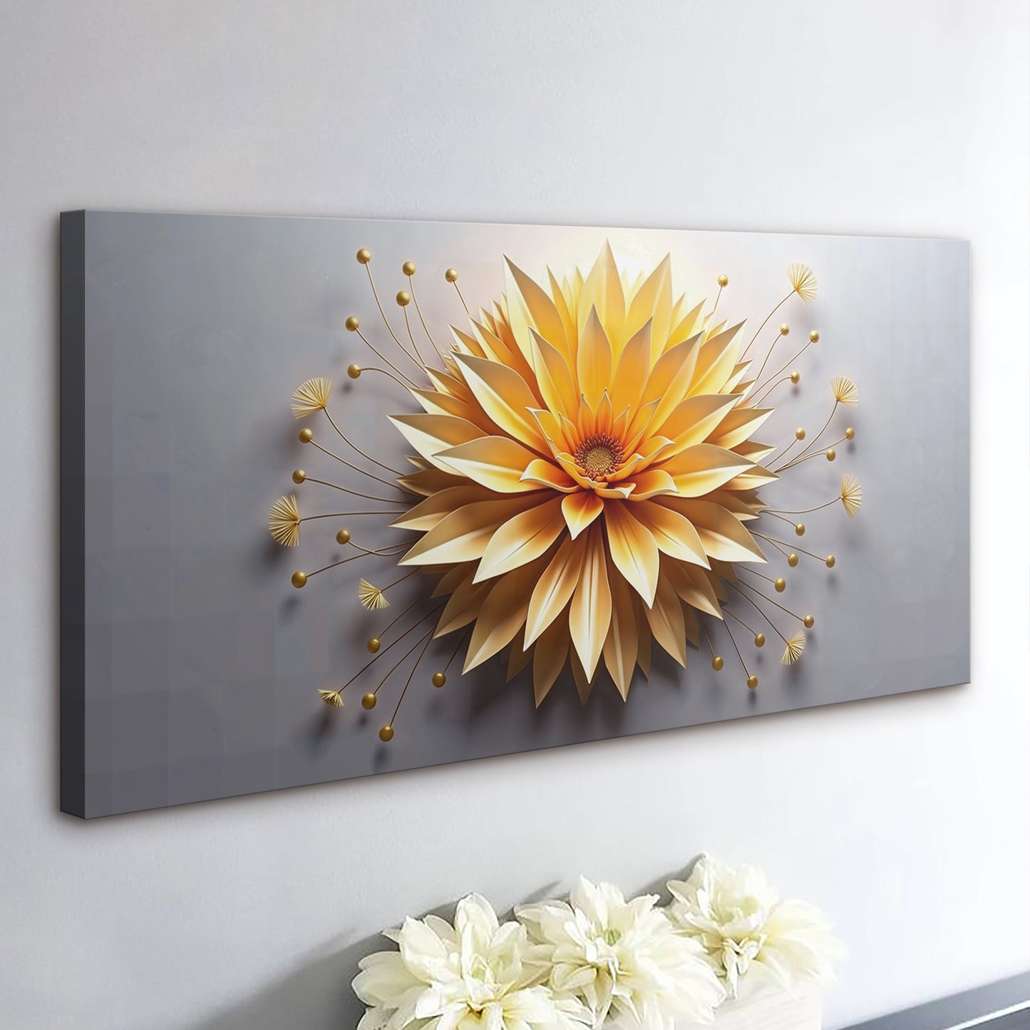 Golden Seeds of Radiance Wall Art