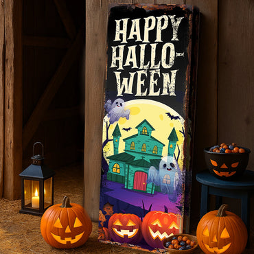 Welcome, Witches & Ghouls Halloween Welcome Sign