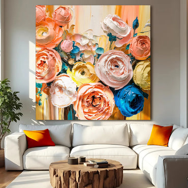 Floral Bouquet Composition Wall Art