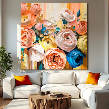 Floral Bouquet Composition Wall Art