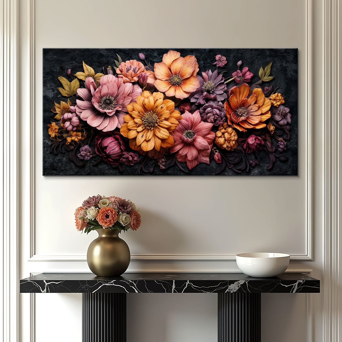 Vivid Bloom Composition Wall Art