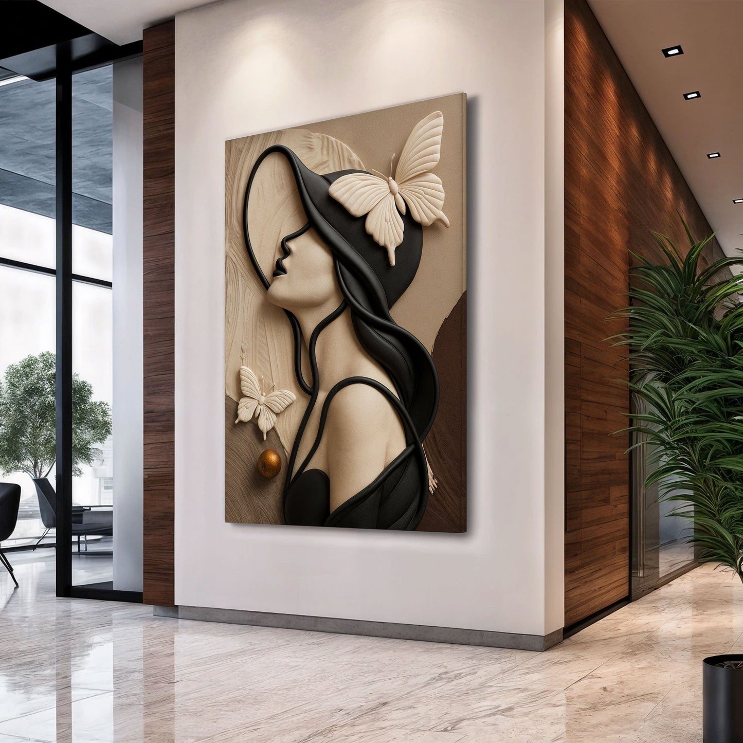 Woman of Gentle Lines Wall Art