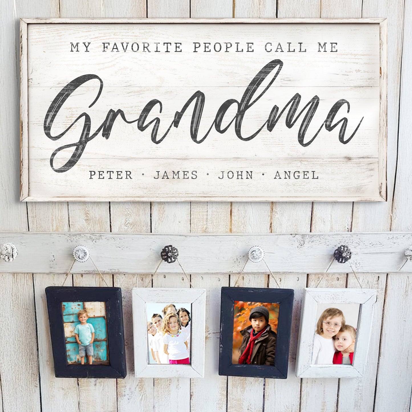 Grandma’s Favorite People – Modern Script Panel