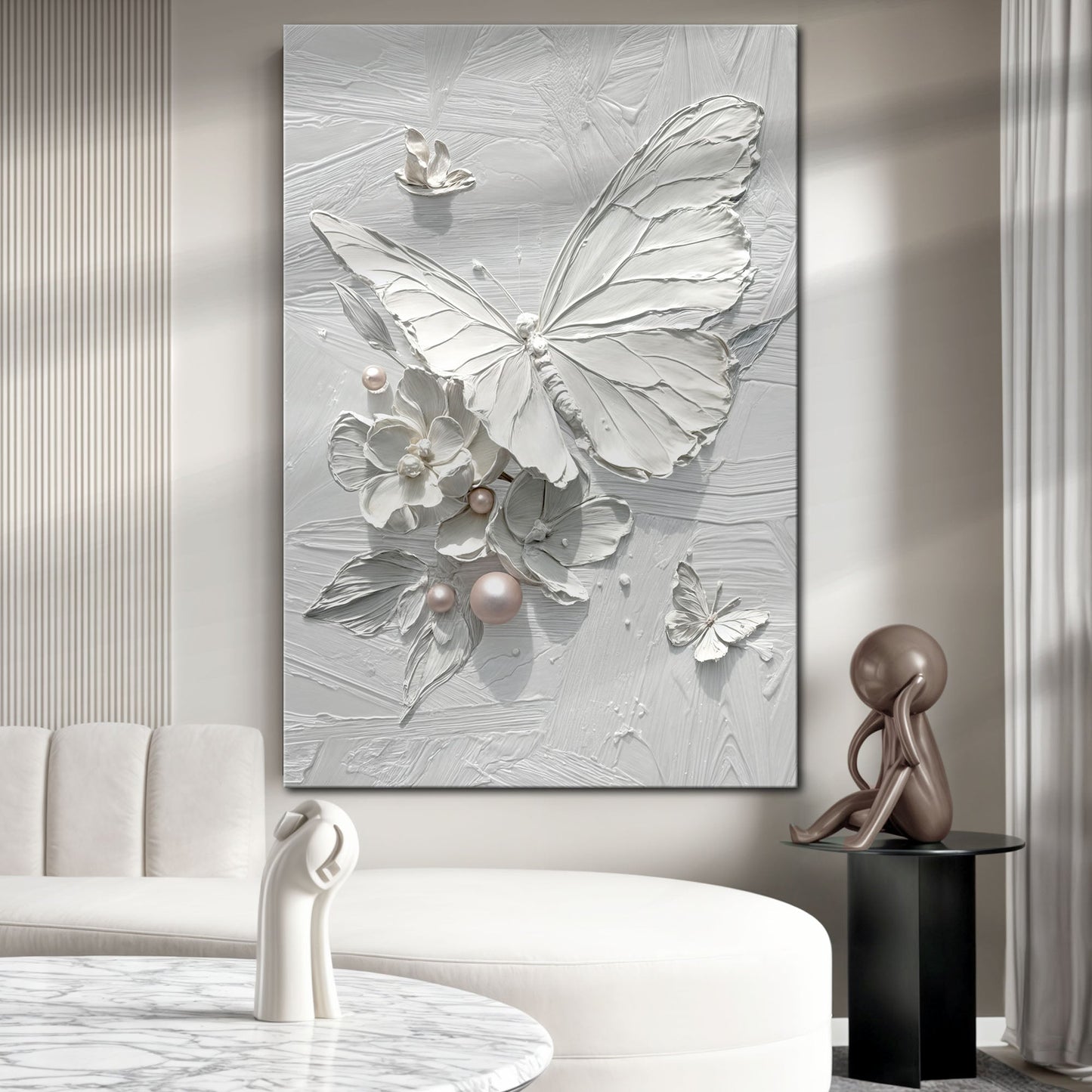 Butterfly Form Structure Wall Art