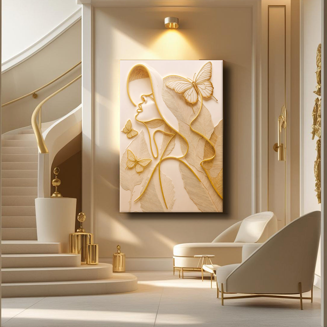 Minimalist Femme Outline Wall Art