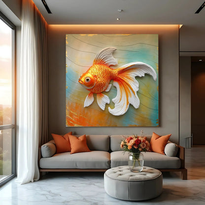 3D Aquatic Motion Study Wall Art