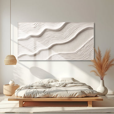 Sculpted Ivory Minimalism II Wall Art