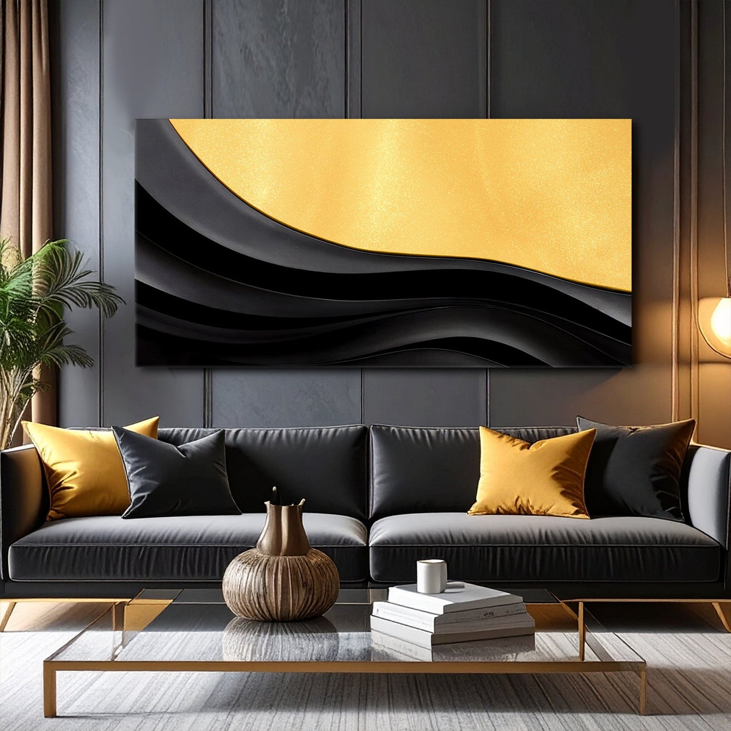 Minimalist Dual‑Tone VIII Wall Art