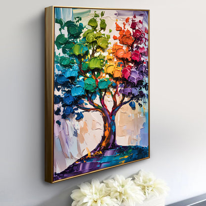 Colorwave Tree Motif Wall Art