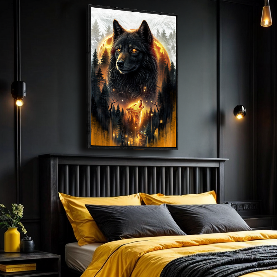 Alpha Shadow Eclipse Wall Art