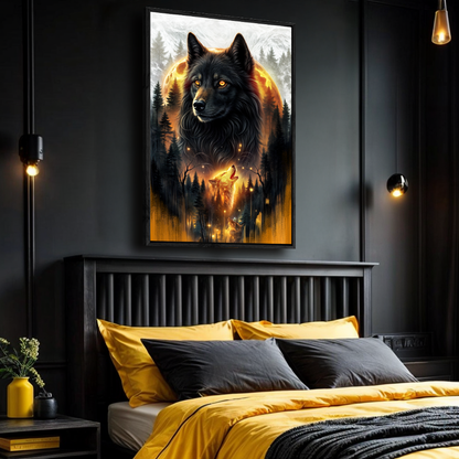 Alpha Shadow Eclipse Wall Art