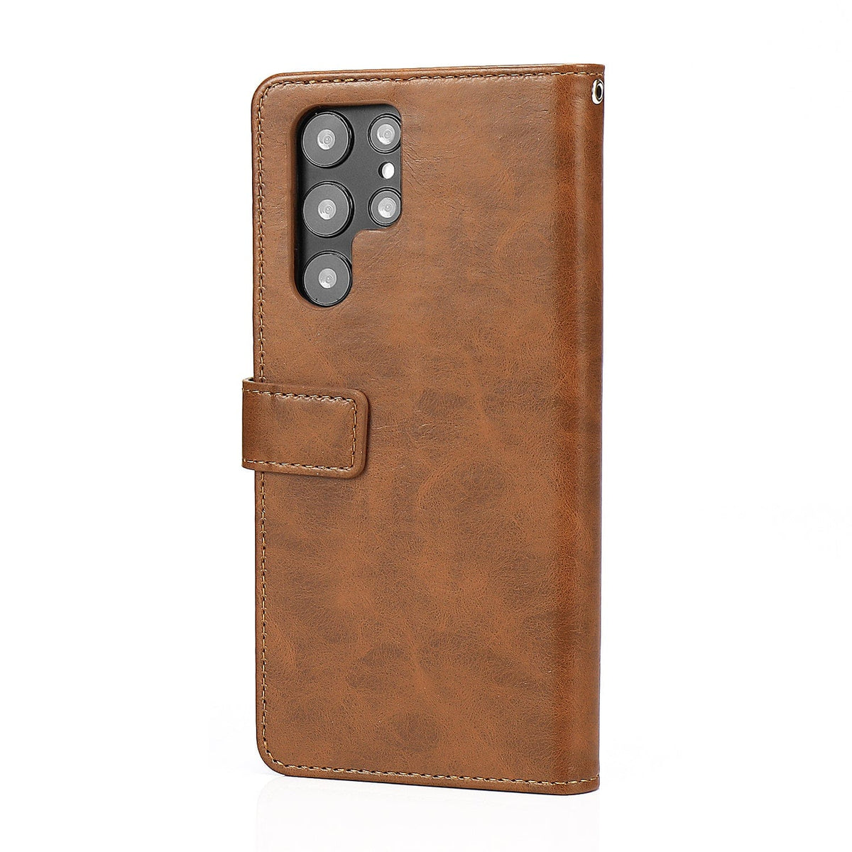 Indy Series Genuine Leather Wallet Case - Samsung Galaxy S23 Ultra