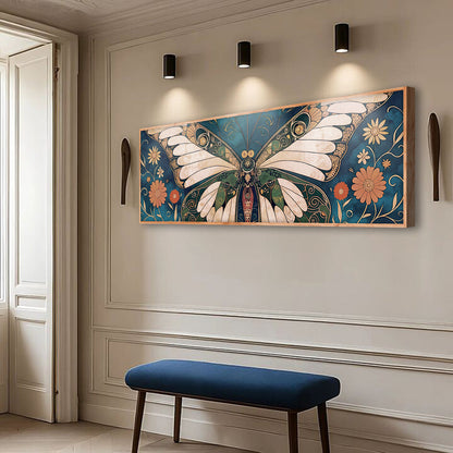 Butterfly in Vintage Form Wall Art