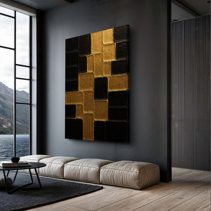 Black‑Gold Fusion Art II