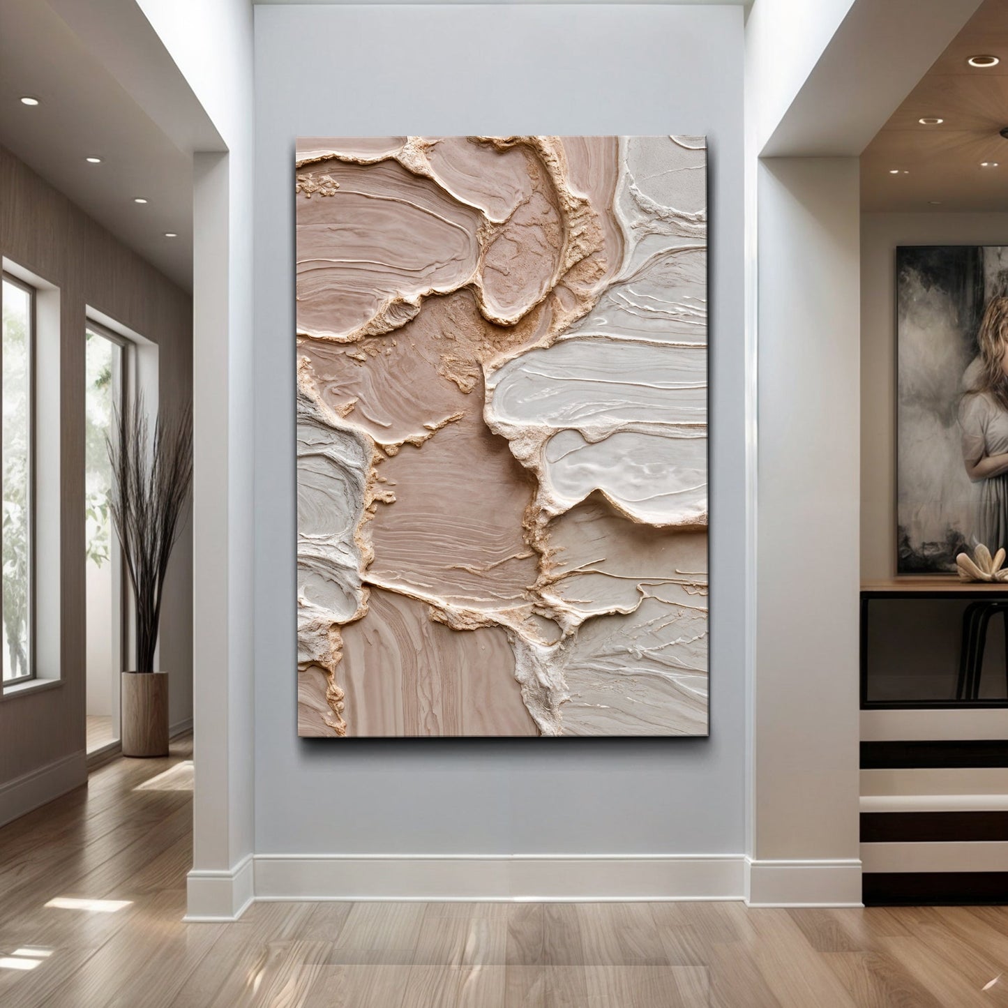 Ivory Abstraction Wall Art