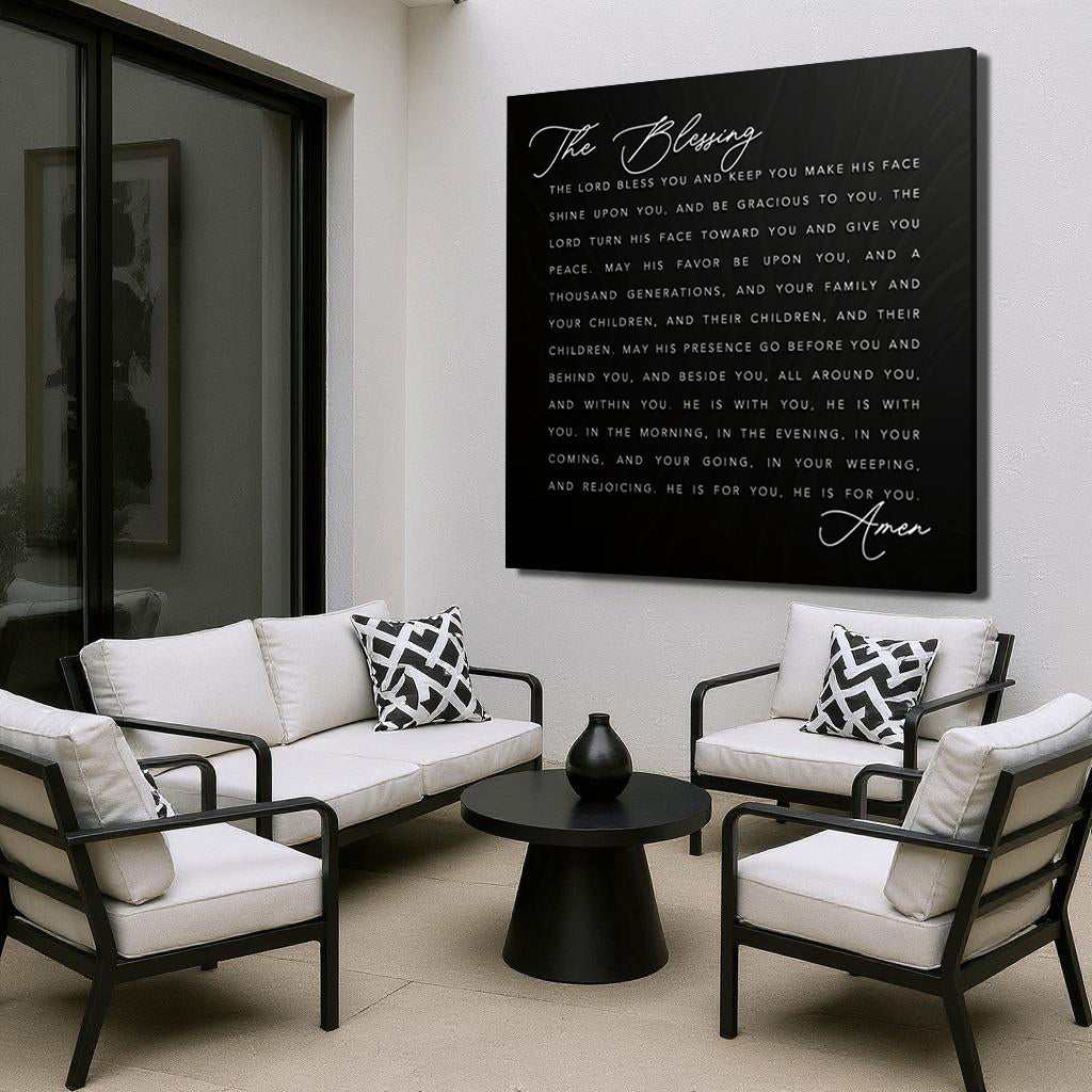 Blessing & Grace III Faith Sign Wall Art