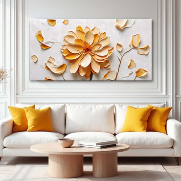 Golden Dandelion Study III Wall Art