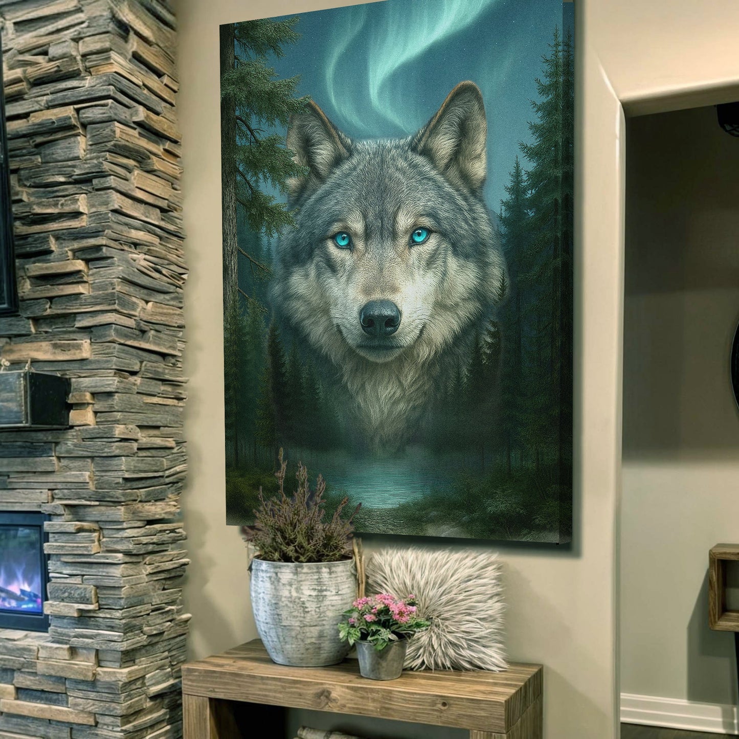 Symphony of the North Wolf Art