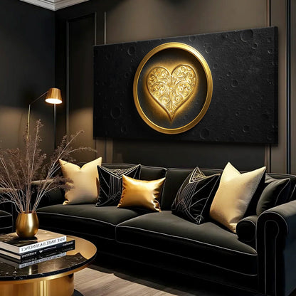 Shadowed Heart Wall Art