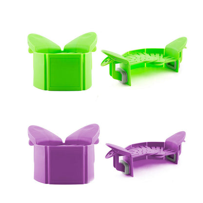 Collapsible Silicone Strainer for Pots and Noodles