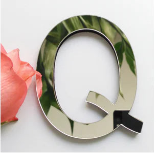 3D Acrylic Mirror Letter Wall Stickers for Decor