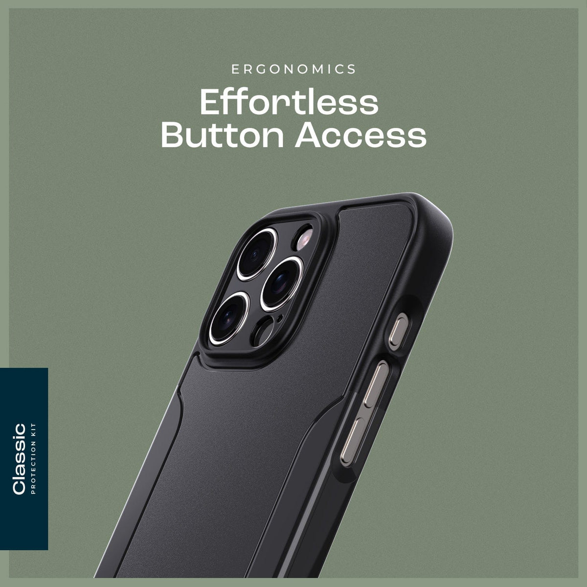 iPhone 16 Pro Max Rugged Case & Screen Protector Kit - MagSafe | Classic Series