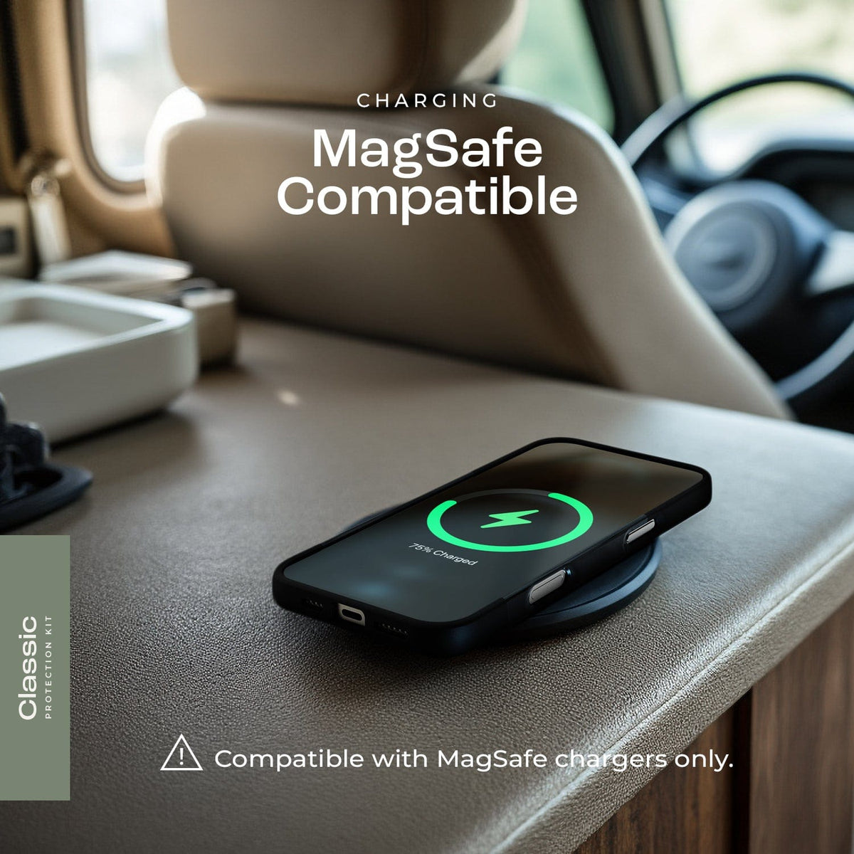 iPhone 16 Pro Max Rugged Case & Screen Protector Kit - MagSafe | Classic Series