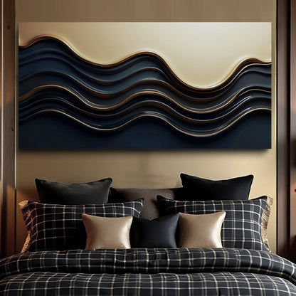 Gold on Black Composition III Wall Art