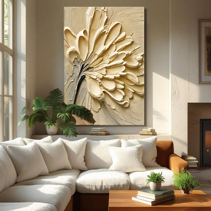 Abstract Flower Splatter Wall Art