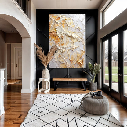 Sculptural Wave Minimalism Wall Art